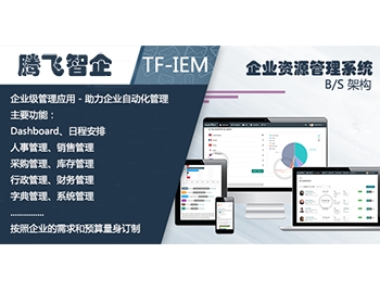 2018 - TF（腾飞智企）资源管理系统 ERP源码（可部署生产） CRM源码 HR 源码 OA源码 财务管理